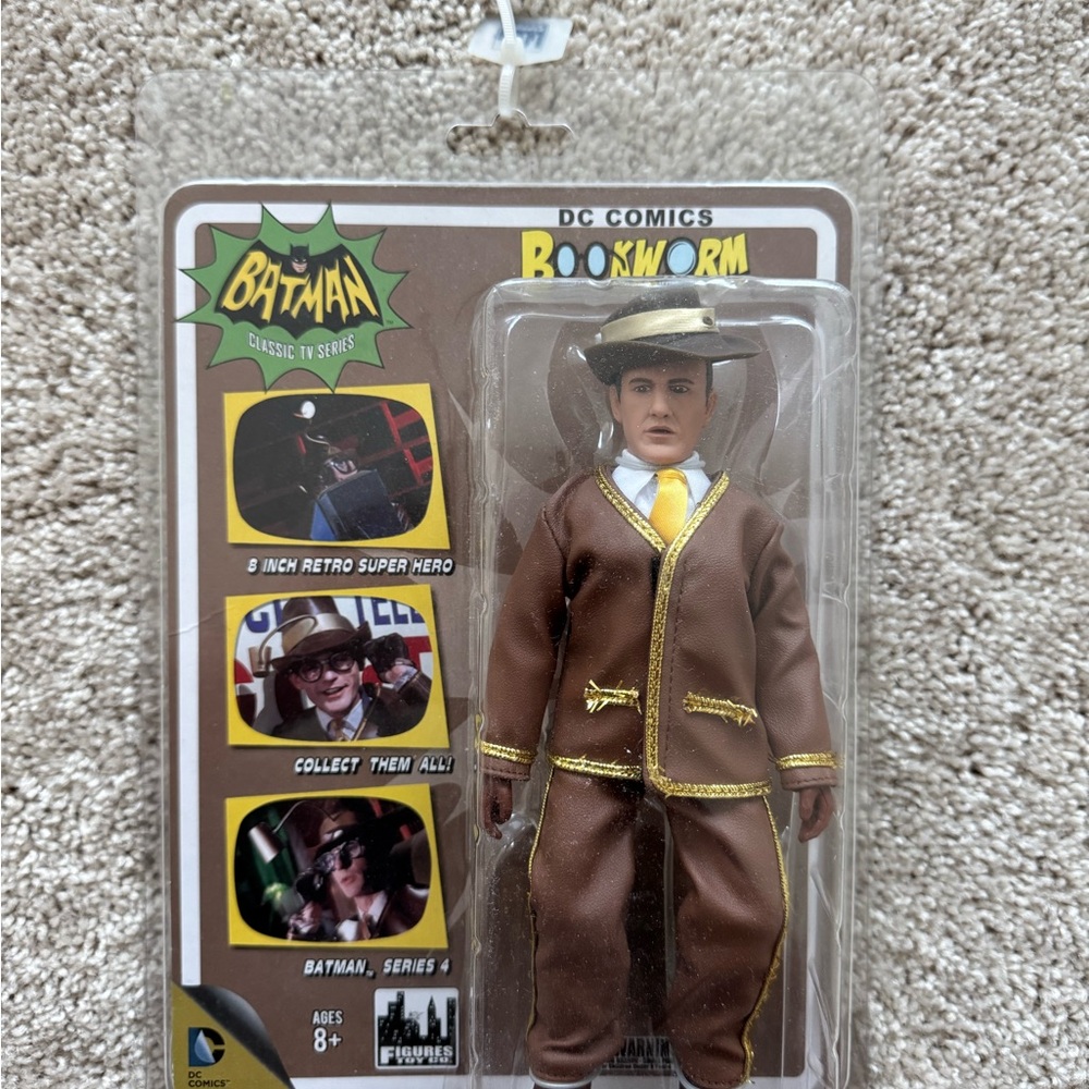 DC Comics 2015 TV Batman Worlds Greatest Heroes Bookworm Figures Toy Company NEW